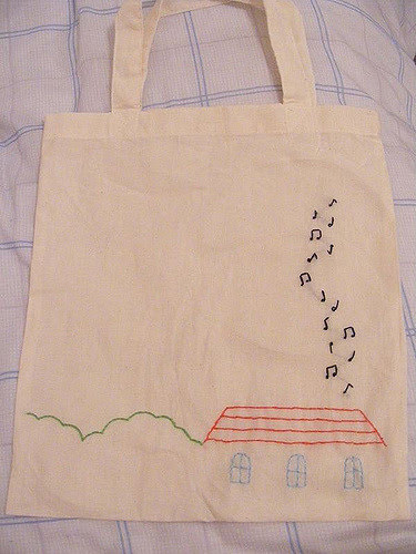 Embroidered Tote